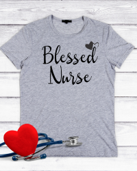 NS450-Blessed Nurse Tshirt