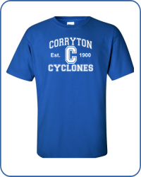 CE104-Corryton Cyclones Est. 1900 Tshirt