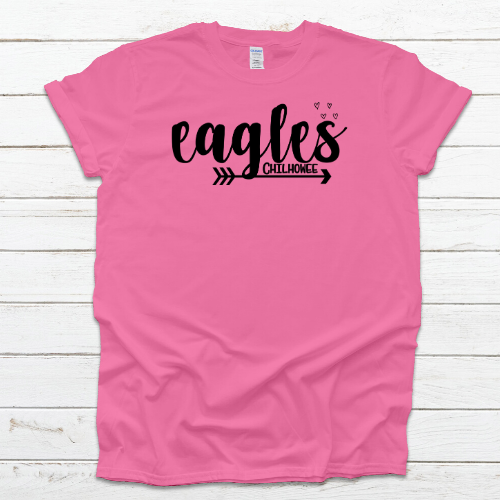Eagles Chilh Pink Tee