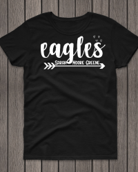 SMG106-Eagles Arrow & Hearts T-shirt