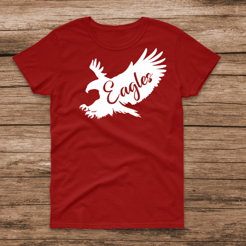 Flying Eagle Red Tee