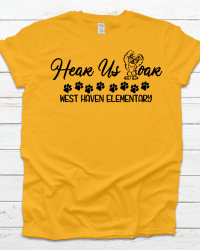 WH101-West Haven Hear us Roar T-shirt
