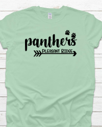PR100-Panthers Arrow & Paw T-shirt