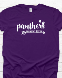 PR100-Panthers Arrow & Paw T-shirt