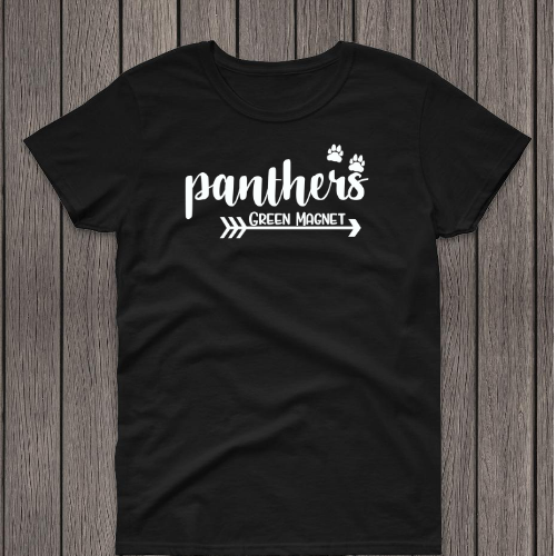 Panthers Blk w white