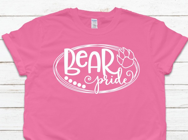 Bear Pride Hot Pink Tee