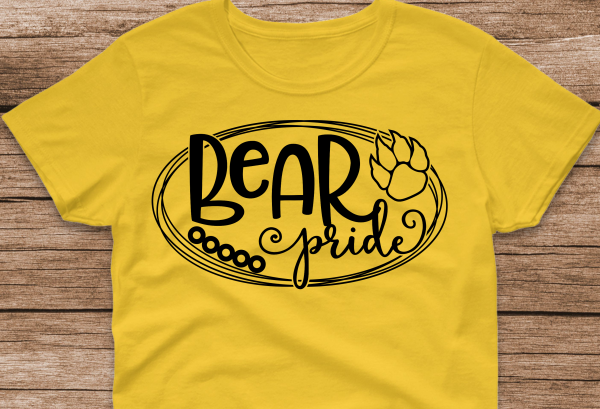 Bear Pride Yellow Tee