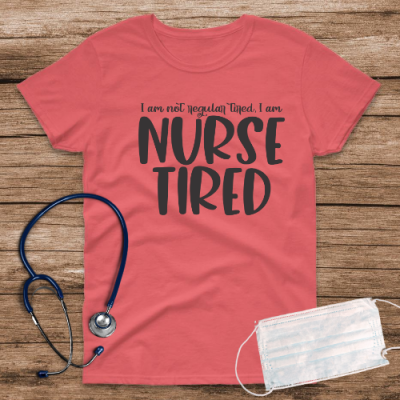 Nurse Tired Coral