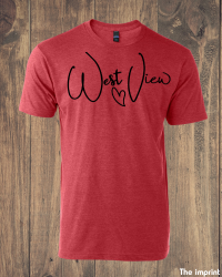 WV203-West View Small Heart Tshirt