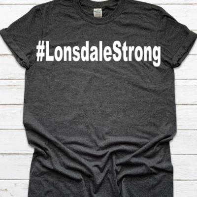 #lonsdalestrong drk gray tee