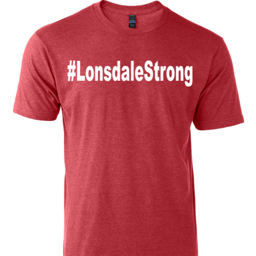 #lonsdalestrong red tee