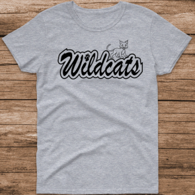 Wildcats with Cat - Gray