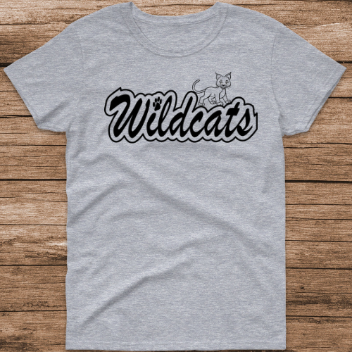 Wildcats with Cat - Gray
