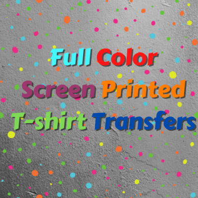 Full Color Screen Printed Heat Transfers