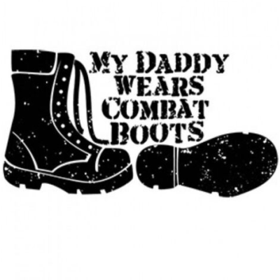 Daddy wears combat boots transfer
