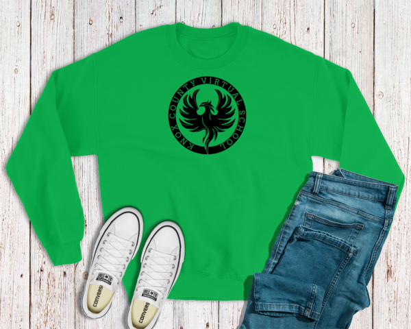 Irish Green Sweatshirt Knox Co Virtual School