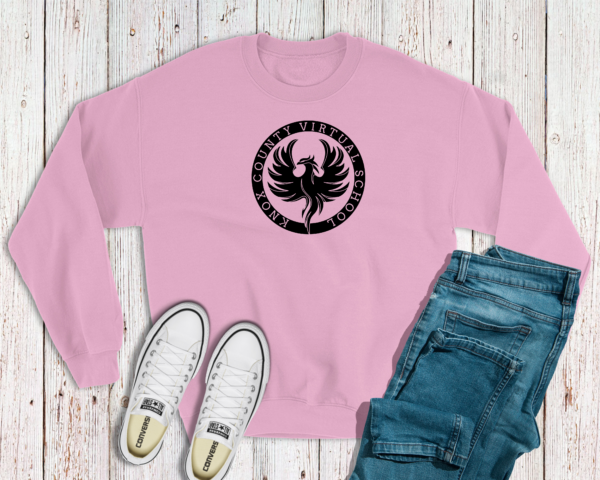 Pink Sweatshirt Knox Co Virtual School