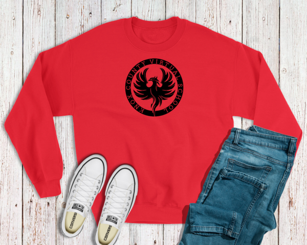 Red Sweatshirt Knox Co Virtual School